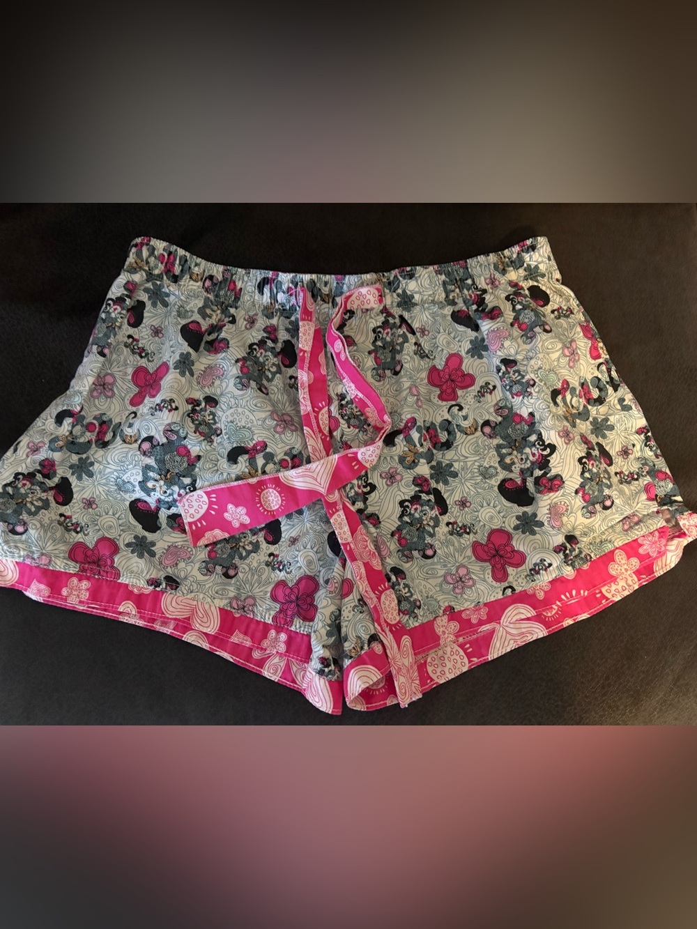 Disney Parks Paisley Mickey Sleep / Lounge Shorts Medium